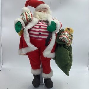Santa Juggling Christmas Presents Standing Figurine